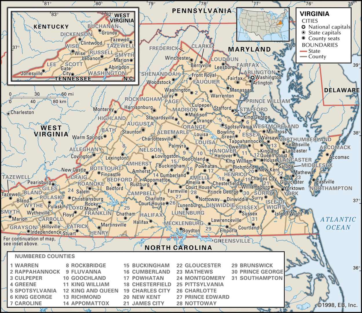 Virginia-counties