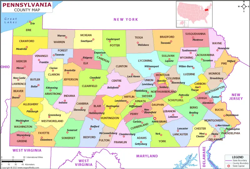 pennsylvania-county-map