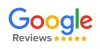 A google review logo with stars and the word " reviews ".