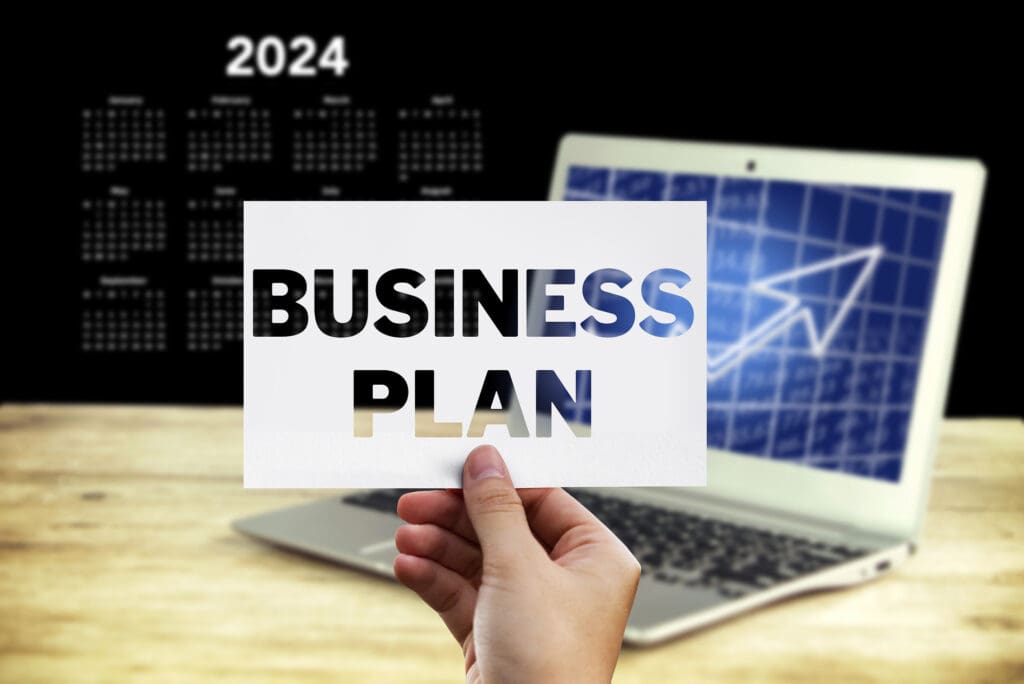 Document titled business plan for business loans