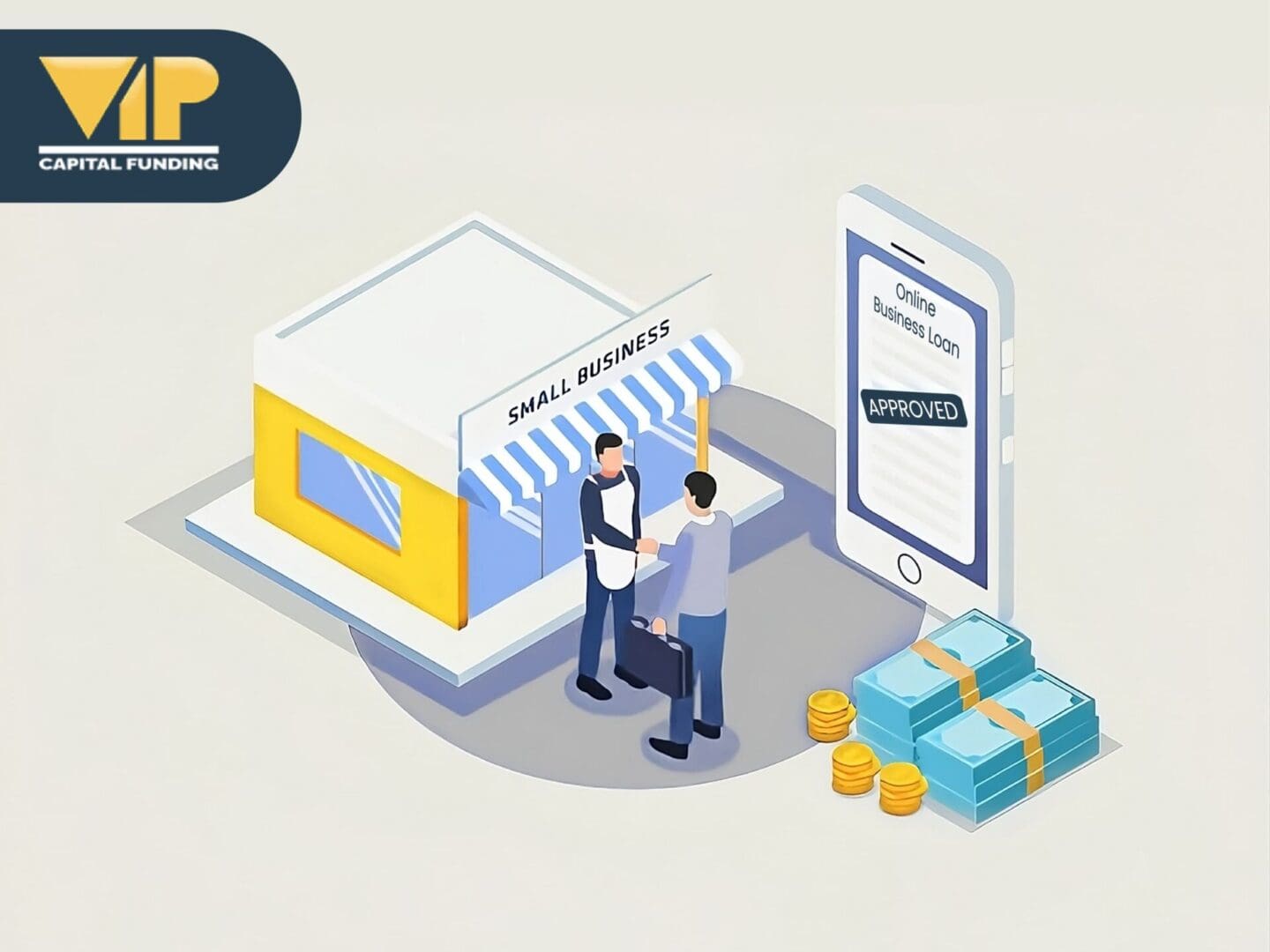 a person providing small business loans.