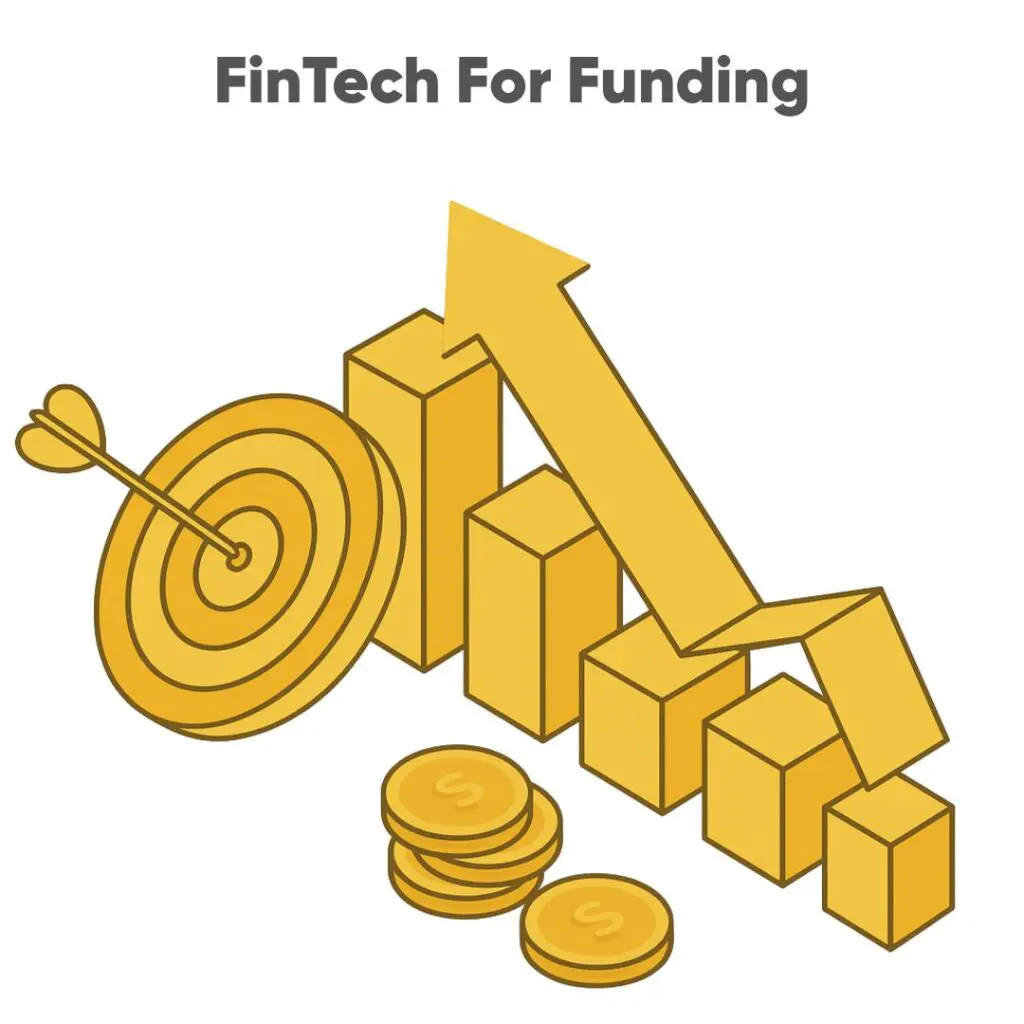 The image shows a graph, target and coins.